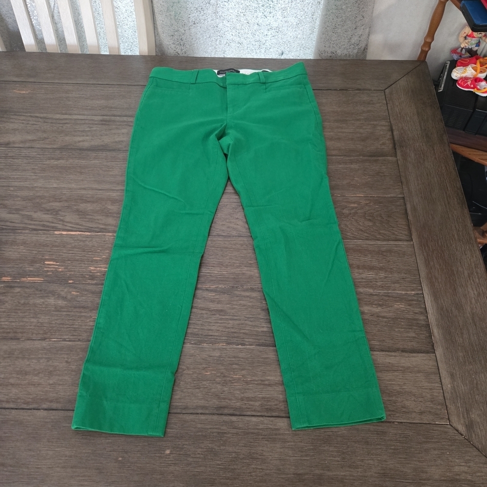 Banana Republic Green Ankle Crop Pants